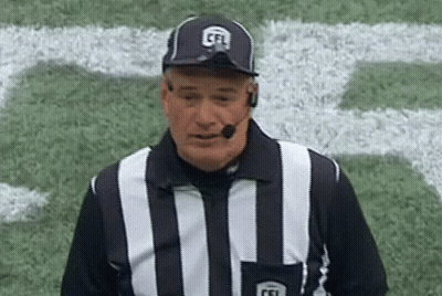 Referee With Hat And Headset GIF