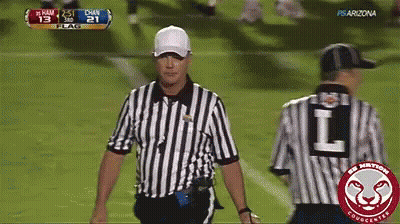 Referee With Letter L On Shirt GIF