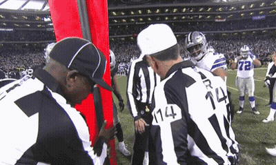 Referee With Number 14 On Jersey GIF