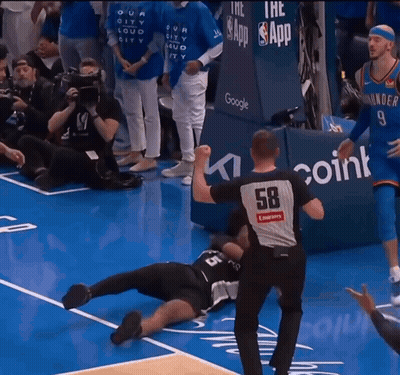 Referee With Number 58 On Jersey GIF