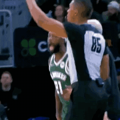 Referee With Number 85 GIF