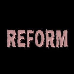 Reform Rebuild Transparent Sticker