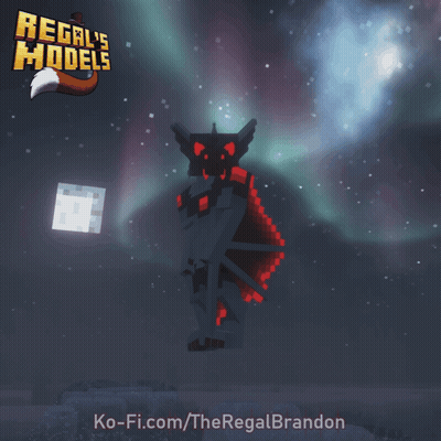 Regal's Models Bat With Red Wings GIF