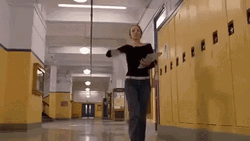 Regina George Paper Throw GIF