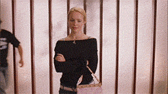 Regina George Watching Chaos GIF