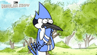 Regular Show Bird Cartoon GIF