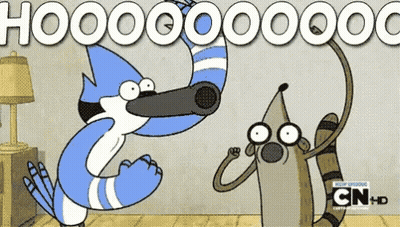 Regular Show Characters Hooooo GIF