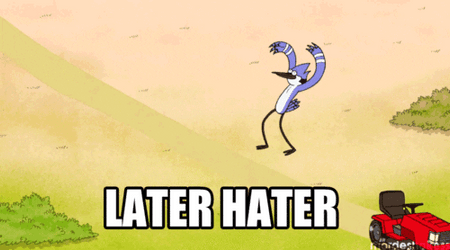 Regular Show Later Haters GIF