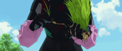 Rei Ayanami Farming Plants GIF