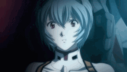 Rei Ayanami Feeling Sad GIF