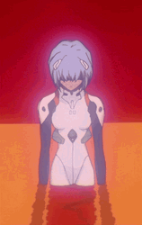 Rei Ayanami Feeling Sorrowful GIF