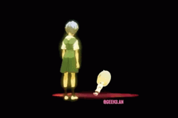 Rei Ayanami Looking At Doll GIF