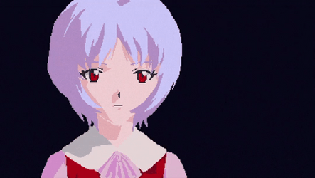 Rei Ayanami Passive Reaction GIF