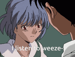 Rei Ayanami Slapping Meme GIF