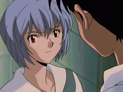 Rei Ayanami Slapping Shinji Ikari GIF