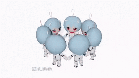 Rei Cartoons Rotating Loop GIF