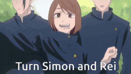 Rei Turn And Simon GIF