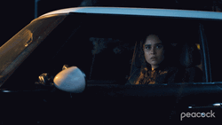 Reina Roja Spy Through Car GIF