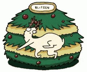 Reindeer Blitzen GIF