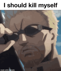 Reiner Braun Attack On Titan Kill Myself GIF