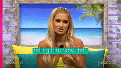Relationship Talk Love Island Mood GIF