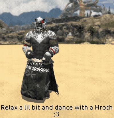 Relax A Lil Bit And Dance With Hroth GIF