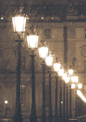 Relaxing Rainy Street Lights GIF