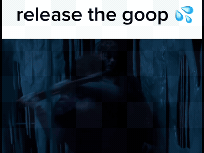 Release The Goop Poster With Ice GIF