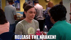 Release The Kraken Sheldon GIF