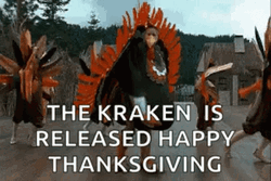 Release The Kraken Thanksgiving GIF