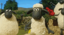 Relieved Shaun The Sheep Phew GIF