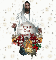 Religious Christmas Jesus Greatest Gift GIF