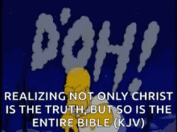 Religious Homer Doh GIF