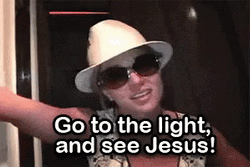 Religious Woman See Jesus GIF