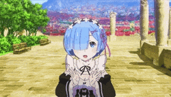 Rem Re Zero Anime Cute GIF