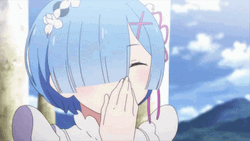 Rem Re Zero Anime Cute Laugh GIF