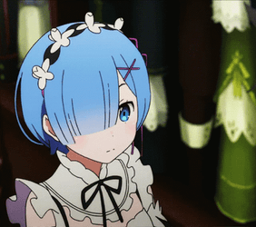 Rem Re Zero Anime Cute GIF