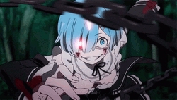 Rem Re Zero Anime Fight GIF