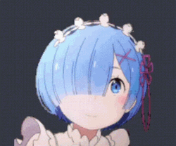 Rem Re Zero Anime Kawaii GIF