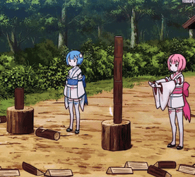 Rem Re Zero Anime Power Magic GIF