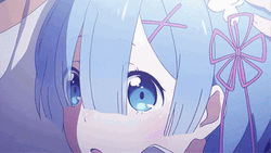 Rem Re Zero Anime Scared GIF