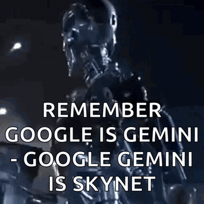 Remember Google Is Gemini Google Gemini Is Skynet GIF