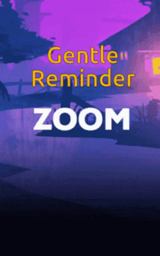 Reminder For Zoom GIF