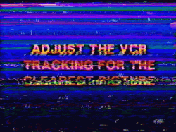 Reminder To Adjust Vhs Tracking GIF