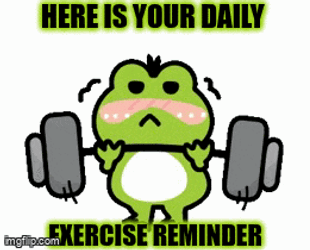 Reminder Workout Reminder GIF