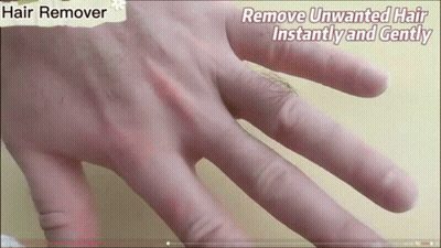 Remove Unwanted Hair Instantly And Gently GIF