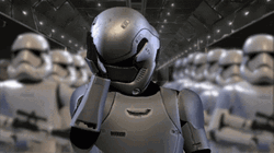 Removing Helmet Stormtrooper GIF
