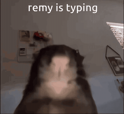 Remy Typing GIF
