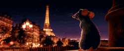 Remy Watching Eiffel Tower Ratatouille GIF