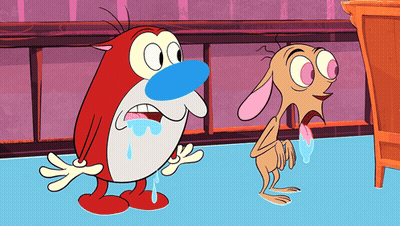 Ren And Ren From Ren And Ren Are Standing Next To Each Other GIF